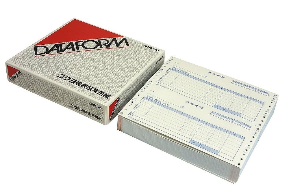 連続伝票用紙 納品書 請求/受領付 4枚複写 200セット EC-テ1002 7,578円