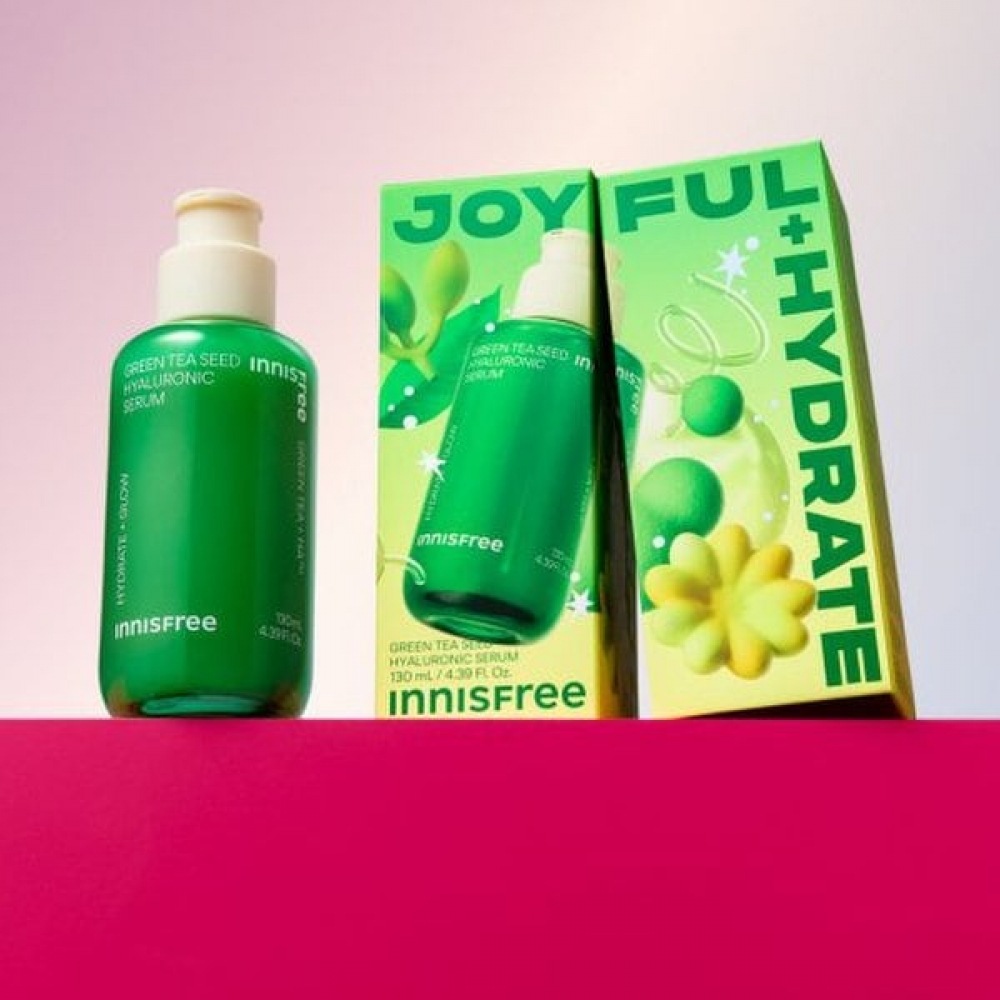 [Innisfree] グリーンティーシードヒアルロン酸セラムラージボリュームホリデーエディション130ml