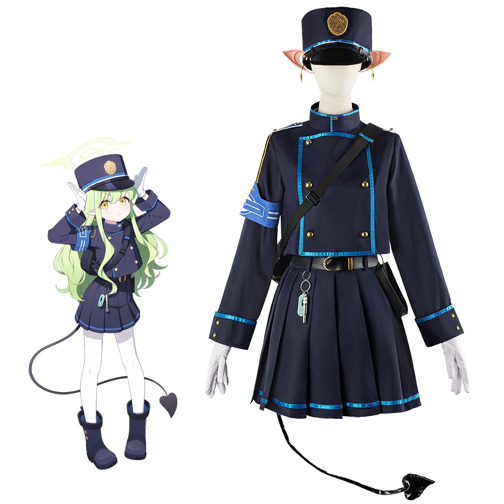 在庫品　ブルーアーカイブ　ブルアカ　コスプレ 　ハイランダー鉄道学園　ハイランダー双子　橘ヒカリ 橘ノゾミ　コスプレ衣装
