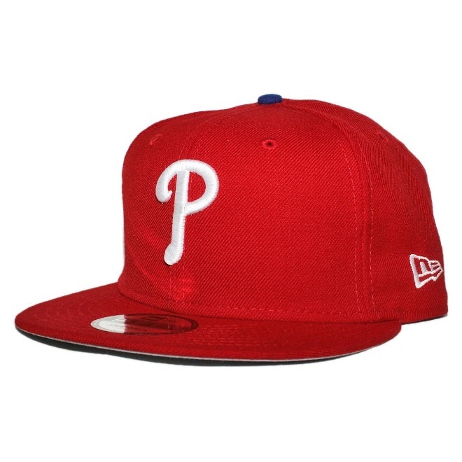 スナップバックキャップ 帽子 9fifty メンズ レディース MLB フィラデルフィア フィリーズ フリーサイズ