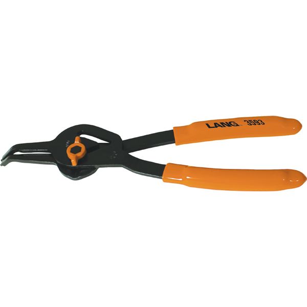 LANGTOOLS ラングツール スナップリングプライヤー 軸穴兼用 45度アングル 全長235mm 穴リング46～76.2mm 3593 工具 ツール DIY 作業工具
