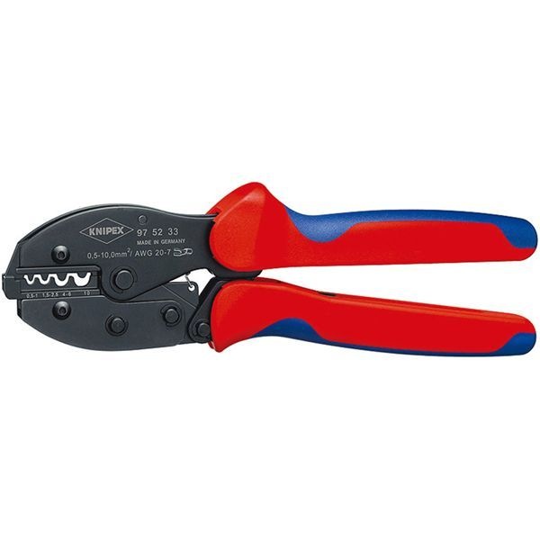 KNIPEX クニペックス 圧着ペンチ コンフォート 全長220mm パック入 9752-33SB