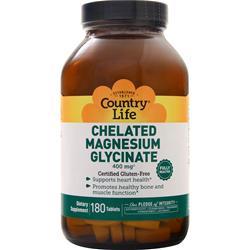 COUNTRY LIFE社 COUNTRY LIFE社 キレート化グリシン酸マグネシウム 400mg 180粒