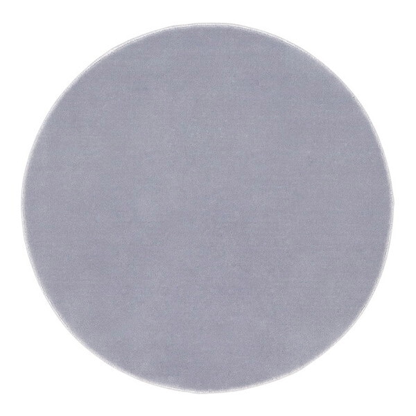 スミノエ ラグ Mハク 円形 150×150cm グレー 防炎 13139932-9-150150 メーカー直送
