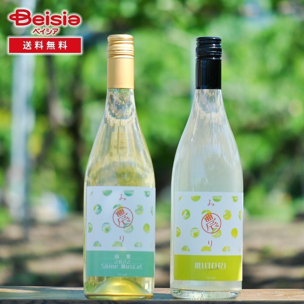 日本のちから 農(みのり)ワイン2022飲み比べセット(白ワイン・Piquette) 750ml×２本セット