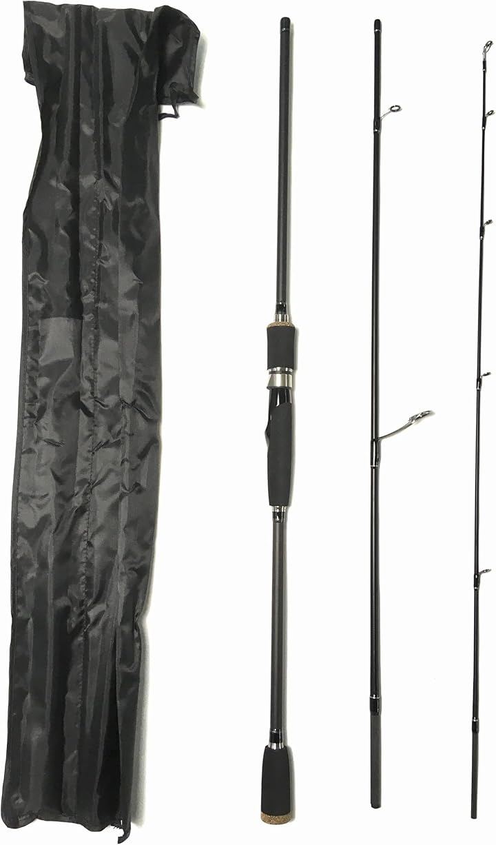 7フィート 2.1m スピニングパックロッド 3ピース ML ルアーロッド シーバス トラウト バスロッド (7ft(2.1m)スピニングパックロッド3ピース(ML), 7ft)