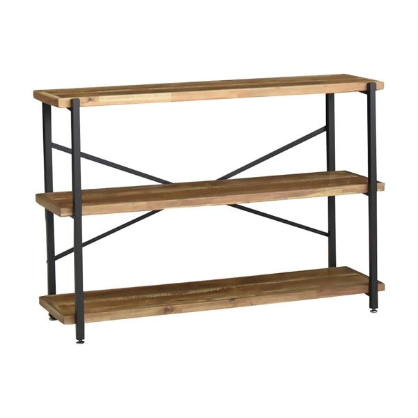 シェルフ 約幅118cm 3段 ヴィンテージ 組立品