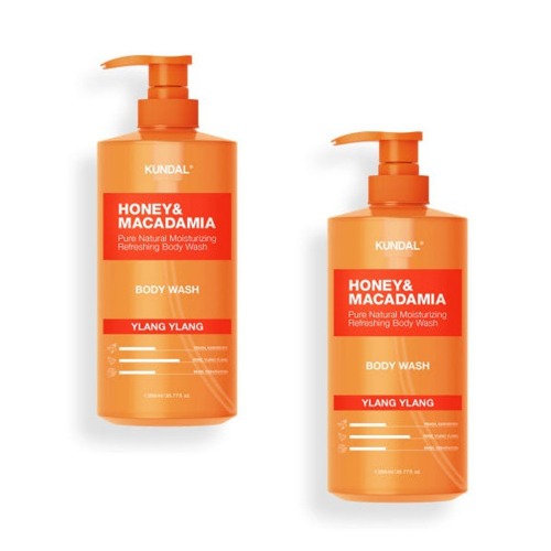 クンダル ピュアボディウォッシュ イランイラン 1058ml x 2本 保湿 穏やかな香りのあるしっとりとした滑らかなボディケア大容量