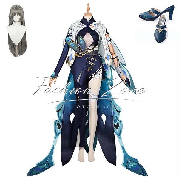 崩壊3rd 風 ヴィタ Vita 孑遺千星 コスプレ衣装 ウィッグ 靴 cosplay ハロウィン 演出服 変装