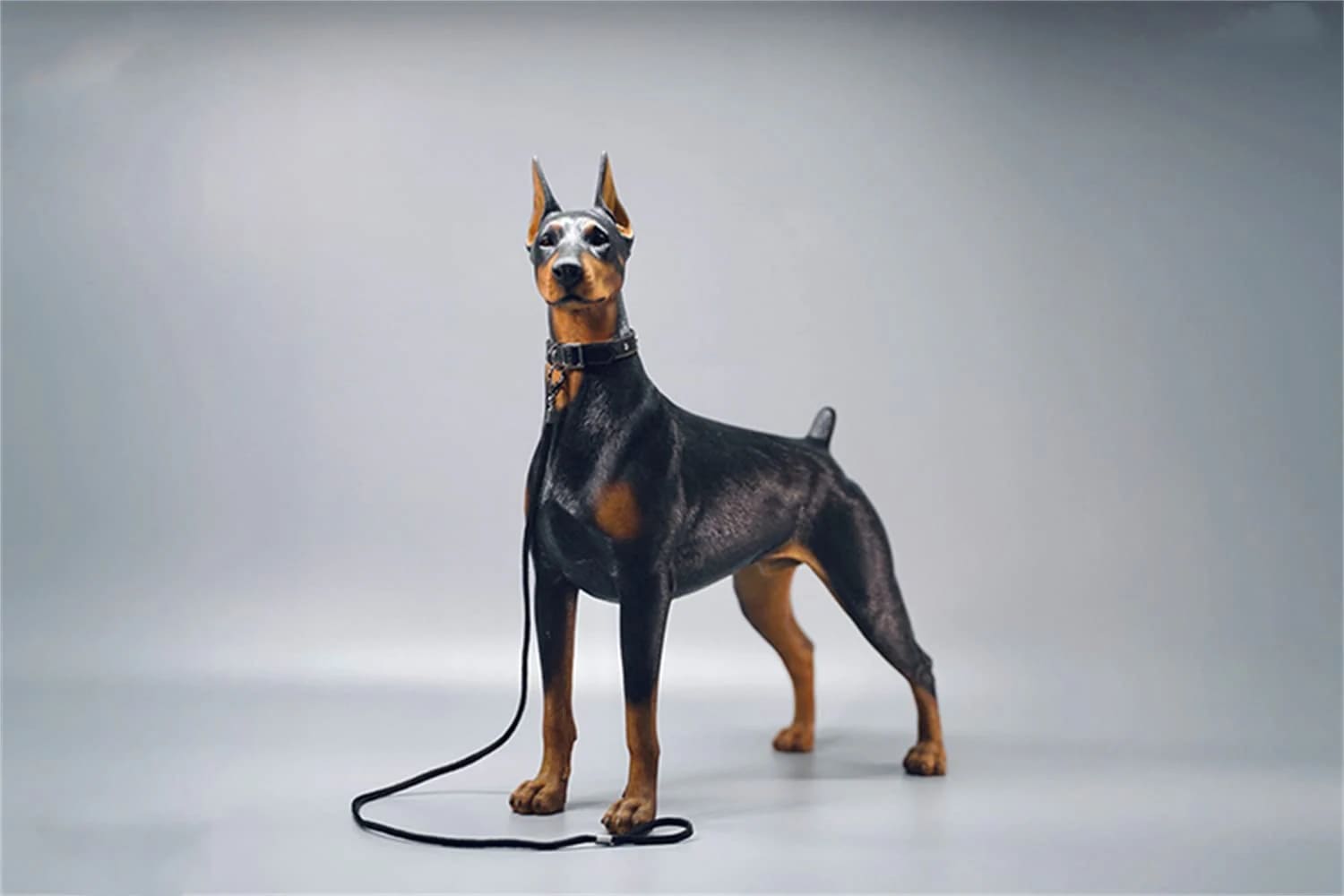 JXK 1/3 サイズ X32102 ドーベルマン ドーベルマン 犬 動物 リアル フィギュア PVC プラモデル おもちゃ 模型 35.5cm級 オリジナル スタチュー 犬好き 誕生日 プレゼント