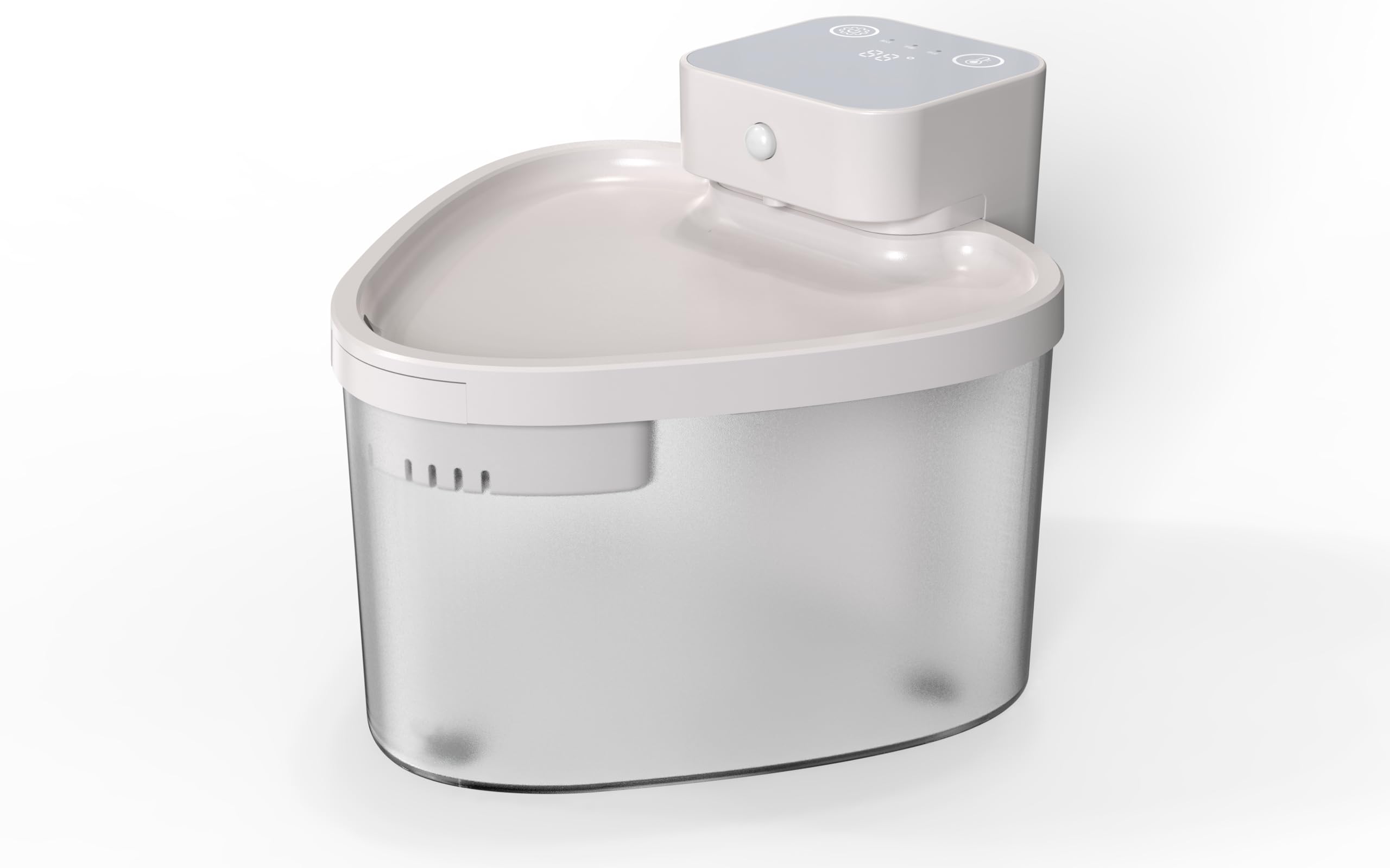 猫 水飲み器 自動給水器 犬 ペット用 給水器 温水 加熱 温かい おしゃれ シンプル コードレス 循環式 透明 水やり器 水やり機 猫用 犬用 ウォーターファウンテン 自動補水【liveaseリヴ