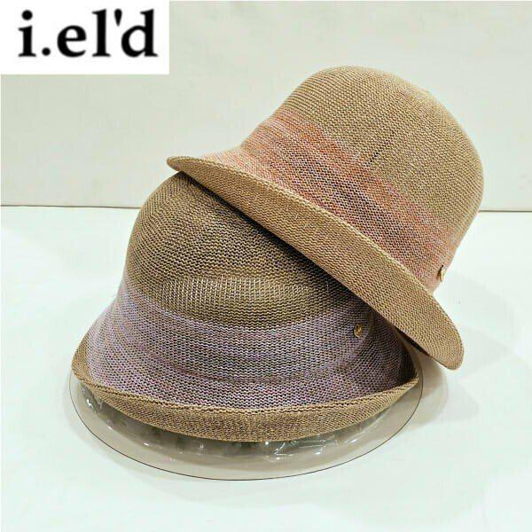 HDU006_アイエルド リネン混紡メッシュ帽子