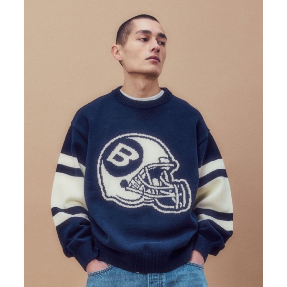BLUR ラグビーヘルメットセーター [ネイビー]