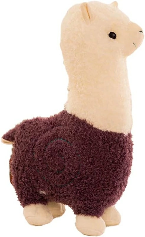 アルパカ ぬいぐるみ 羊駱駝 癒される抱き枕 肌触り良い 可愛い 本物そっくり ベッドサイド 抱きまくら 28cm 添い寝 パープル 贈り物 七五三 子供の日 おもちゃ 誕生日 クリスマスプレゼント