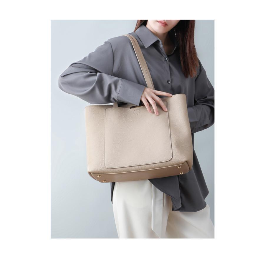 トートバッグ レディース A5 本革 牛革 レザー 女子 肩掛け 通勤バッグ ショルダー トート 通学 ポケット おしゃれ 大容量 旅行 大人 OL オフィス ビジネス 7,657円