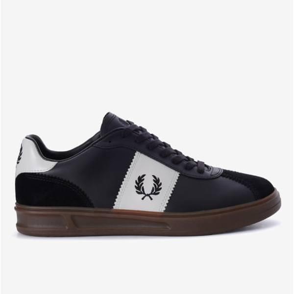 [FRED PERRY] 男性用スニーカー B4 レザー/スエード (SFPM2519314-220)