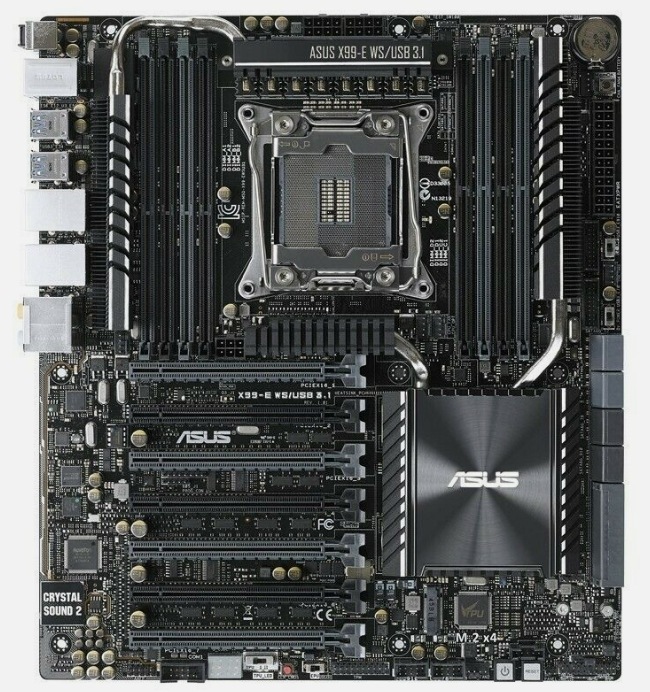 ASUS X99-E WS/USB3.1 Intel X99 LGA 2011-V3 DDR4 M.2 USB 3.1 Motherboard