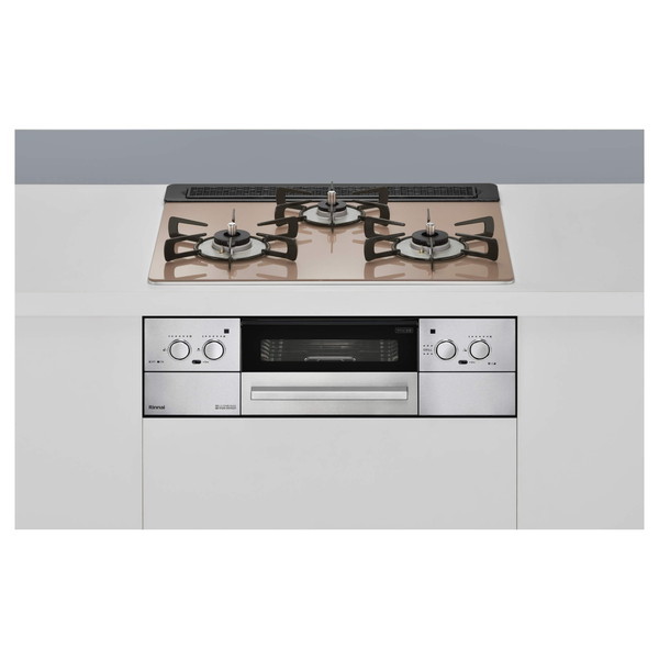 RHS31W32L22RASTW-13A スモーキーピンク Lisse [ビルトインガスコンロ(都市ガス用両側強火力幅60cm)]