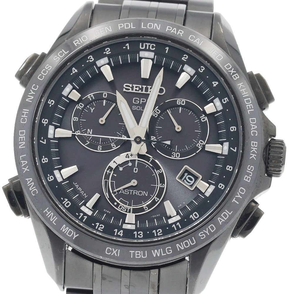 セイコー SEIKO SBXB009/8X82-0AB0 アストロン クロノグラフ GPS ソーラー電波 メンズ _944077【中古】