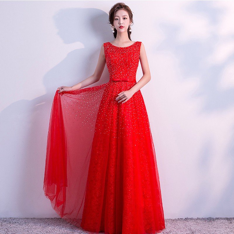 カラードレス 安い 結婚式 ロングドレス 演奏会 イブニングドレス 花嫁 パーティードレス コンサート 二次会 フォーマルドレス サッシュリボン 4色選択可