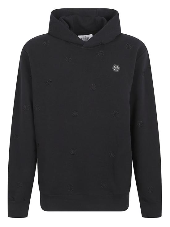 PHILIPP PLEIN Men Tops MJB3874PTE003N0202 Black