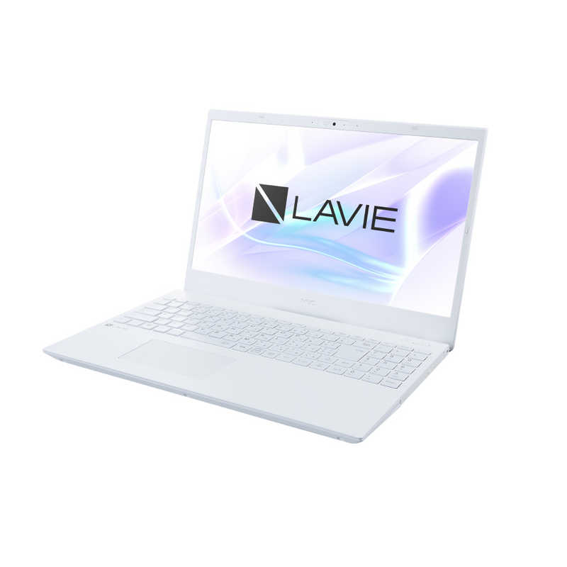 NECNEC　ノートパソコン LAVIE N15 ［15.6型 /Win11 Home /Ryzen 7 /メモリ8GB /SSD256GB /Office］ パールホワイト　PC-N156CGAW