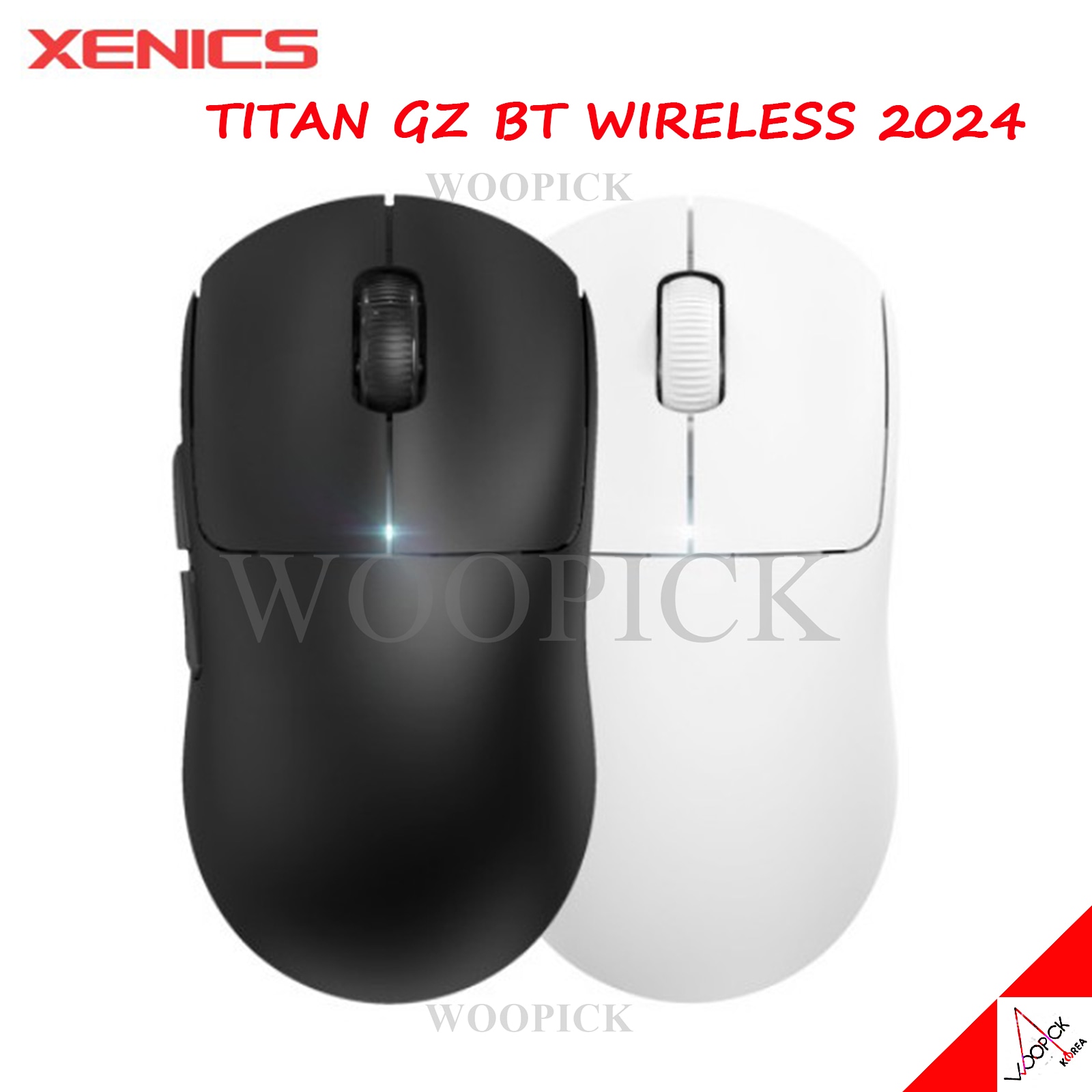 [韓国公式販売店] タイタンGZ BT エア/ワイヤレス/プロフェッショナル/ゲーミング/マウス/超軽量/高性能/Max 26000DPI PAW3395/軽いマウス /ホワイト /ブラック