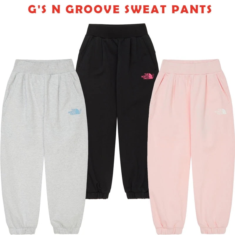 韓国正規品保証 関税負担なしNP6KR02S GS N GROOVE SWEAT PANTSデイリー 基本 着装 男子 女子 人気 韓国 ファッション 男女共用 アウトドア