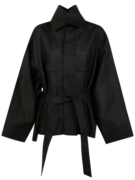 ISSEY MIYAKE Women Suit Jackets IM56FC552 15 BLACK