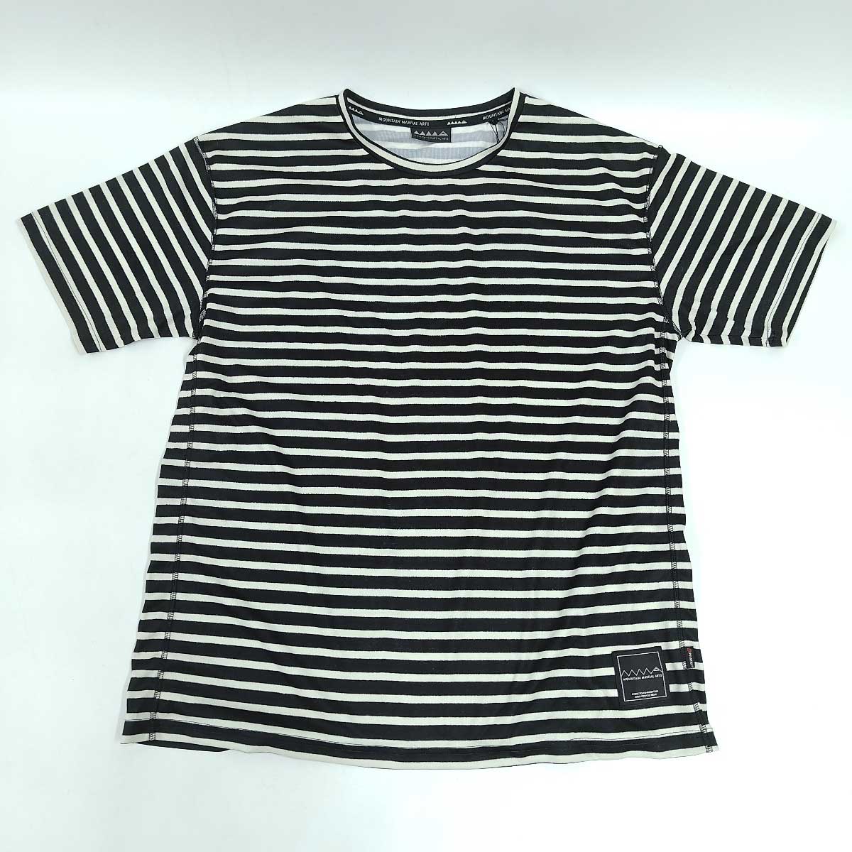 【中古・未使用品】マウンテンマーシャルアーツ MOUNTAIN MARTIAL ARTS MMA POLARTEC PD Border Tee 半袖 Tシャツ XL MMA21-22 メンズ トレラン