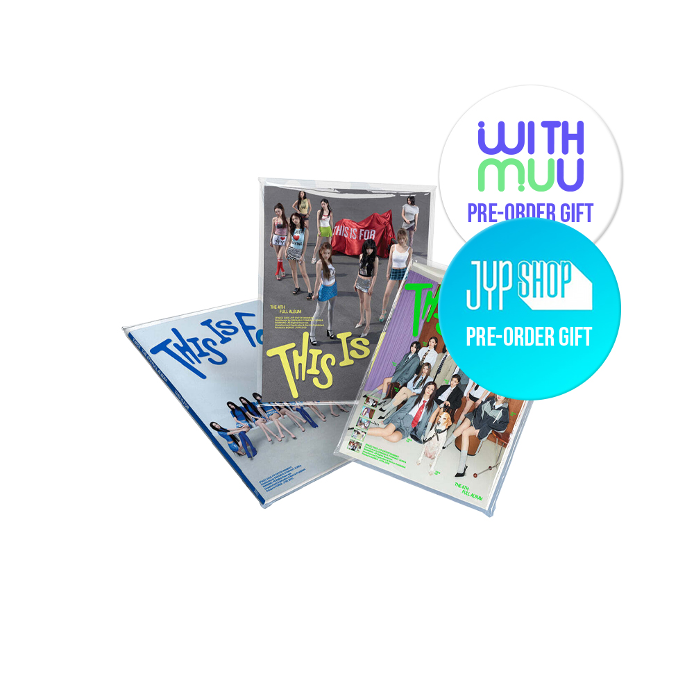 【Online特典選択】 TWICE - THIS IS FOR / Photobook / アルバム3種SET