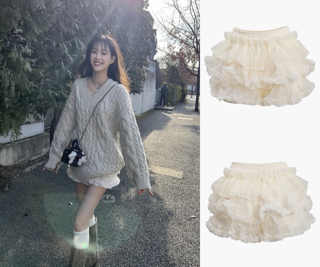 [CHU] TUTU PANTS SKIRT(4COLOR)