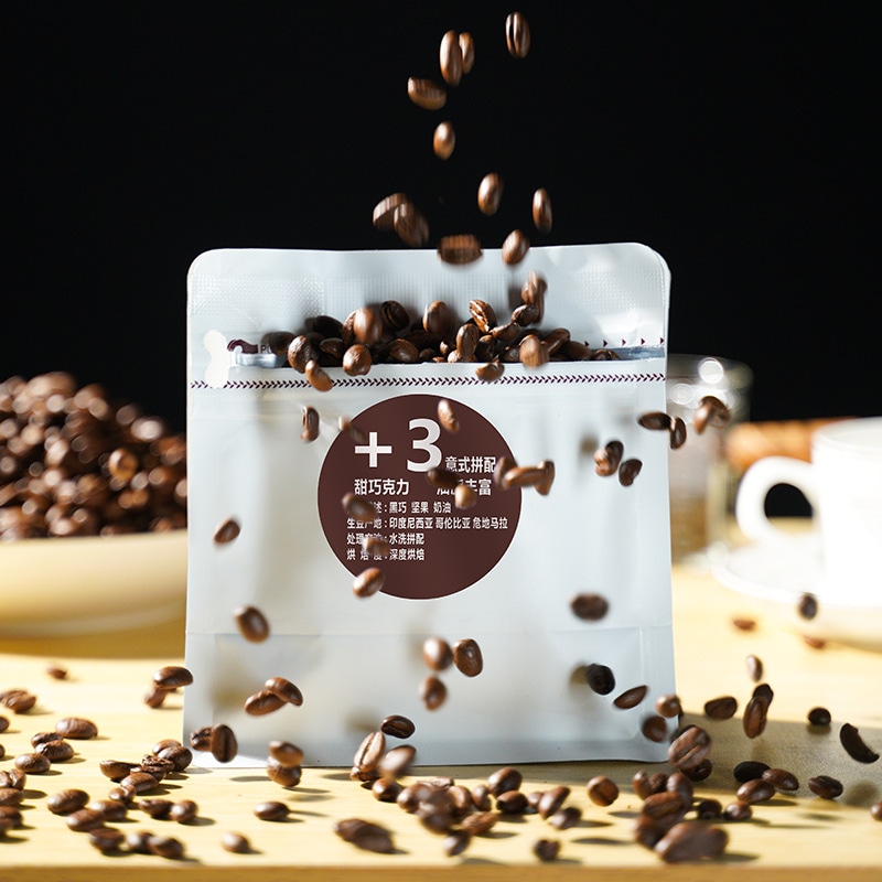 +3 イタリアブレンドコーヒー豆 イタリアコーヒーブティック 手淹れ挽きたてコーヒー アメリカーノラテコーヒー