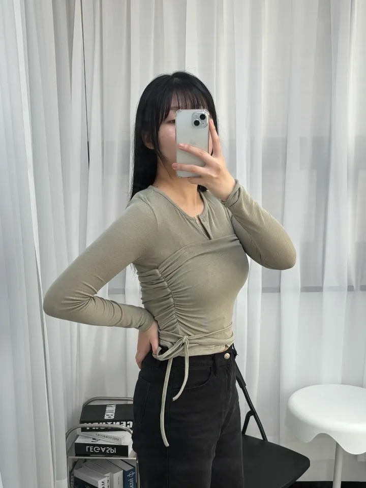 탑셔링가디건세트 레이어드가디건 봄가디건 여름 셔링 탑