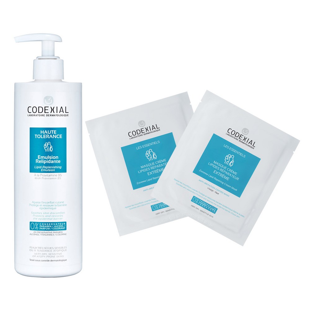 コーデキシアルエクストリームリピードリフレニシングエマルジョン400ml +リペアリングクリームマスク17g x 2pセット