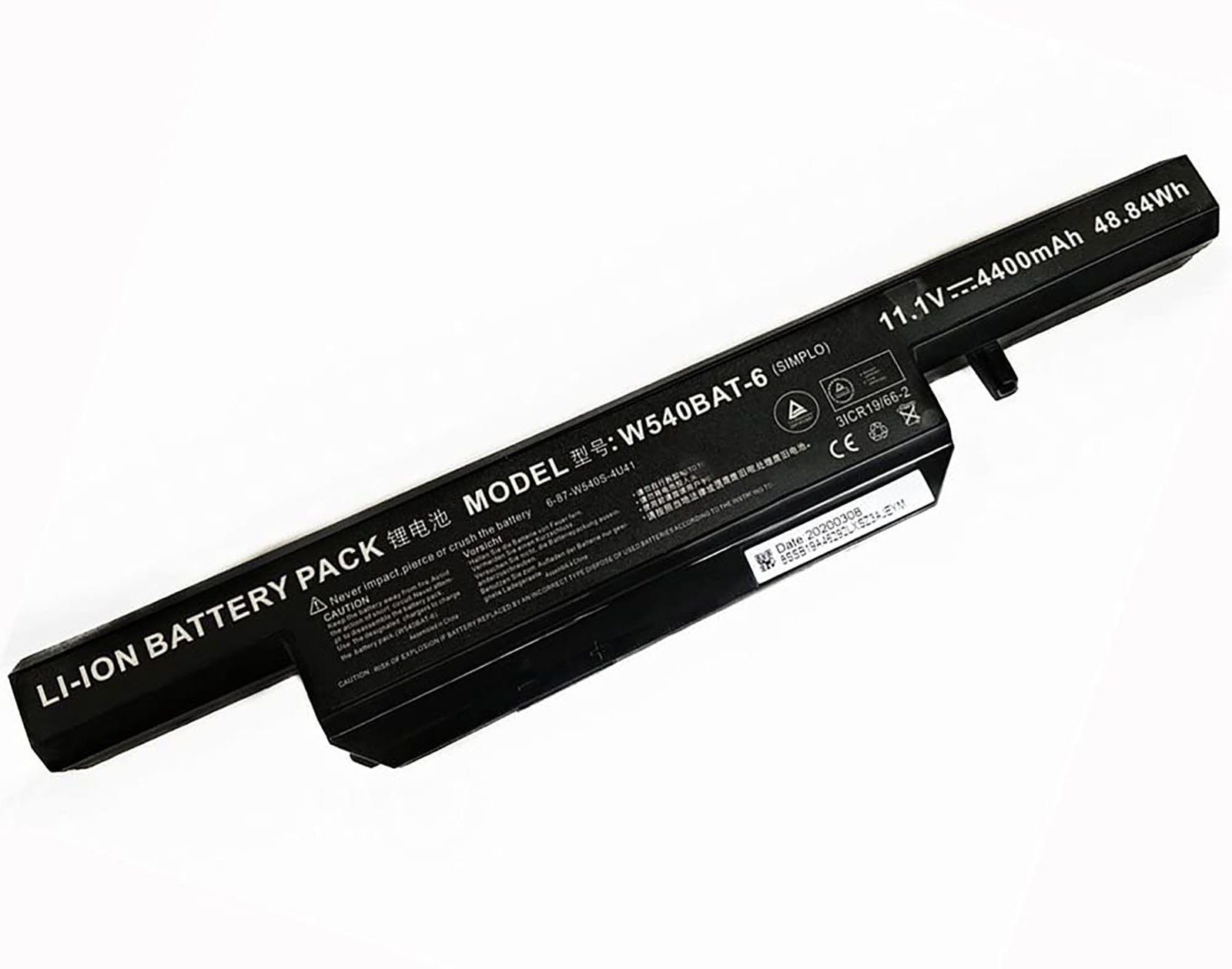 W540BAT-6 バッテリー W540BAT-6 電池 48.84Wh/4400mAh 電池・Clevoノートパソコン互換 W54EU W550 W55EU W540 W540BAT-6 交換用のバ 6,601円