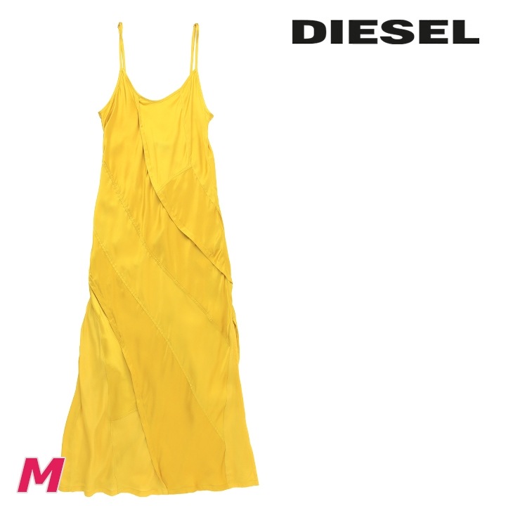 マキシキャミソールワンピース レディース D-GAIA シルク混 シアー素材切替 die-l-t-e8-p48 6,003円