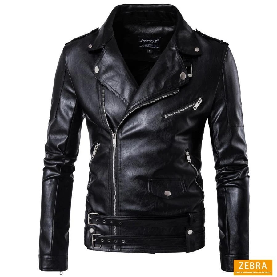 ライダースジャケット メンズ レザージャケット ダブルライダース ロック系 革ジャン PUジャケット 新作 ビター系 お兄系 大きいサイズ 5XLまで