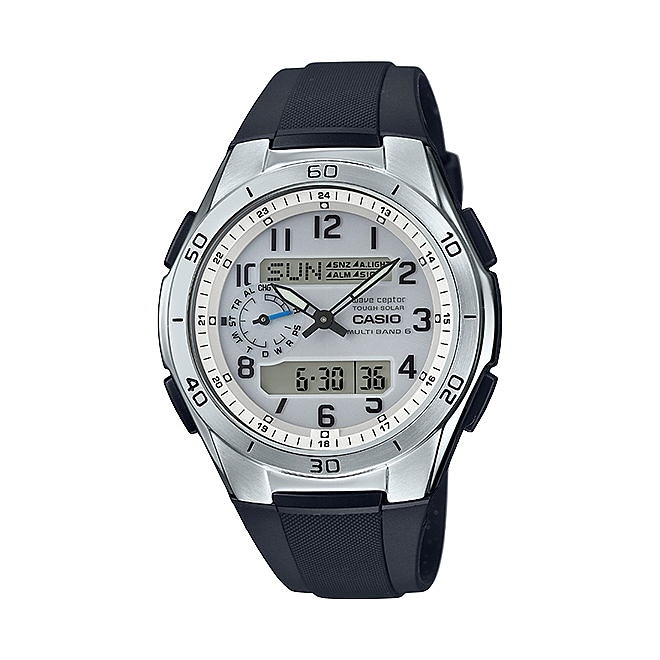 カシオ 腕時計 メンズ レディース wave ceptor 電波 ソーラー 防水 [ 国内正規品 ]