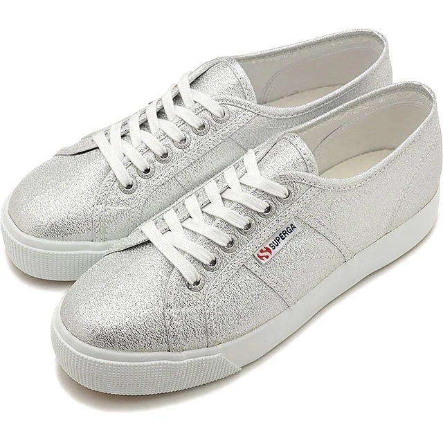 レディース スニーカー ラメ プラットフォーム [S2116UW-031] 2730-LAME W 靴 シューズ 日本別注 Grey-Silver シルバー系