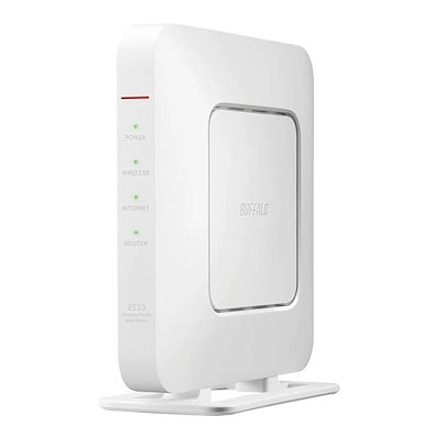 他サイト： 【即納】バッファロー WiFi 無線LAN ルーター WSR-2533DHPLS/NW 11ac ac2600 1733+800Mbps IPv6対応 デュアルバンド 4LDK 3階建向け 簡易パッケの商品画像