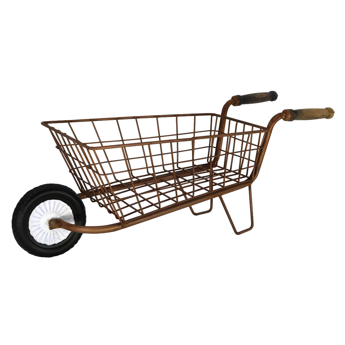 フラワーワゴン 一輪車 フラワースタンド ワゴン 花台 フラワーラック プランタースタンド 飾り 車 花スタンド ラック ディスプレイ ボックス 置く 植物 観葉植物 花 園芸 アイアン