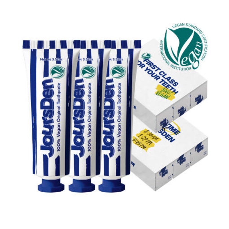 株式会社ジュールデン ジュールデン オリジナル 3本入り 歯みがき粉 プレミアム グローバル デンタルケア 歯磨き粉 自然派歯みがき 保湿 ナチュラル 口臭ケア オーラルケア ヒアルロン酸