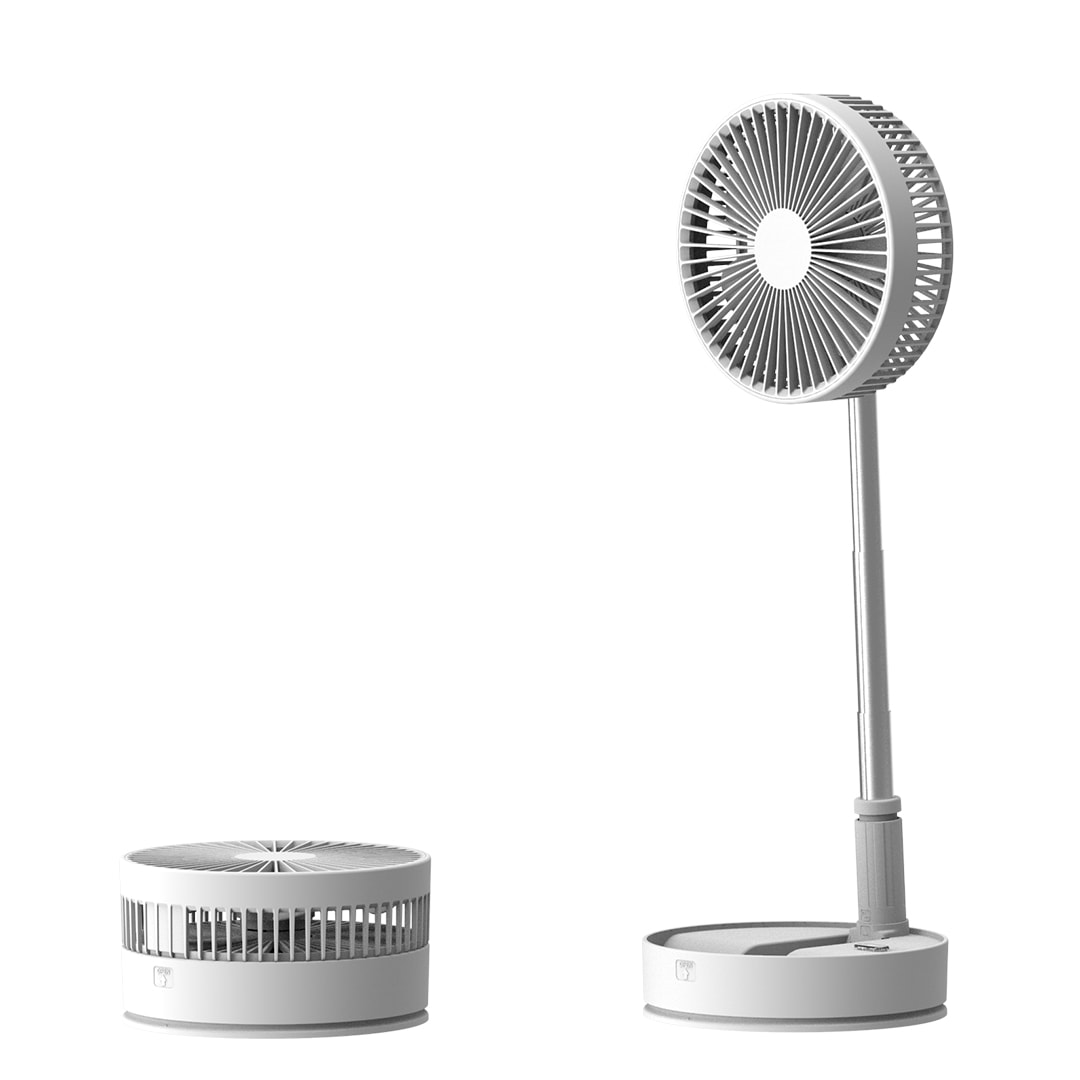P11 折り畳み式扇風機　Folding Storage Fan 扇風機 折り畳み リビング 首振り 卓上 充電式 持ち運び アウトドア 折りたたみ 折り畳み式扇風機