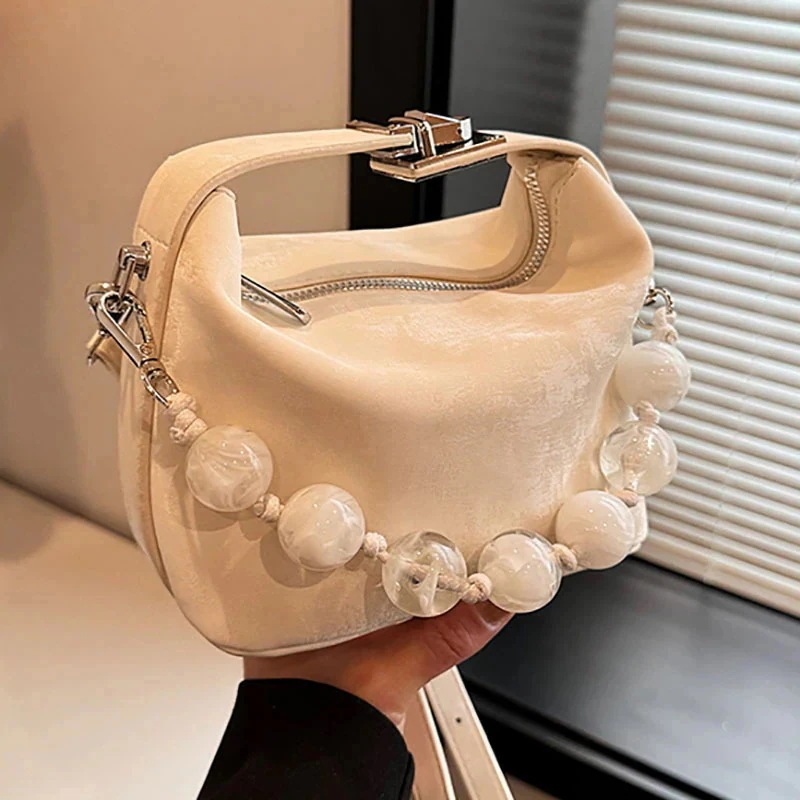 韓国ファッション ニッチデザイン 百掛け 高級感 ハンドバッグ 気質 水筒ポーチ ミニ バッグ 質感 ショルダーバッグ トートバック 5,196円