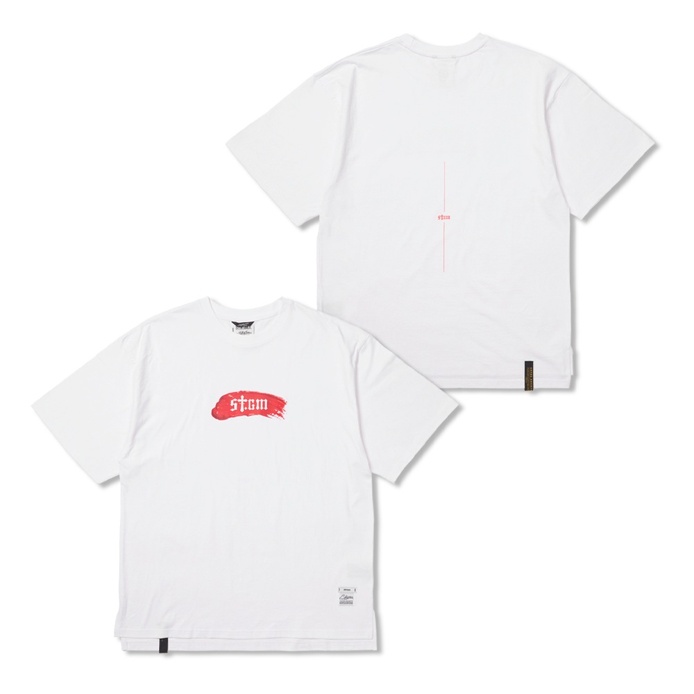 STGM Paint Oversized Short Sleeves T-Shirts White