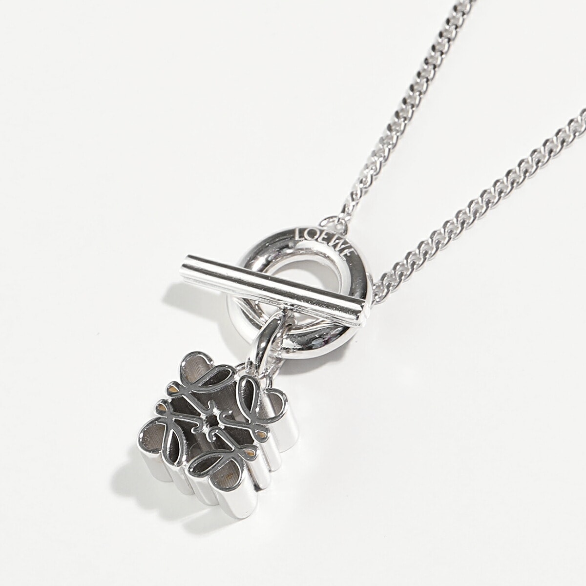 LOEWE ロエベ ネックレス J821241X07 レディース アナグラム ペンダント アクセサリー シルバー925 silver925 1160/SILVER