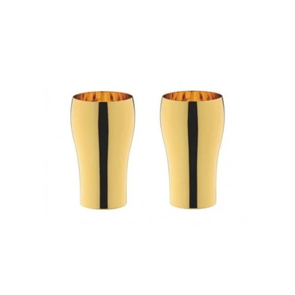 タンブラー 保温 田辺金具 華 タンブラー 200ml 金メッキ桐箱2ヶセット