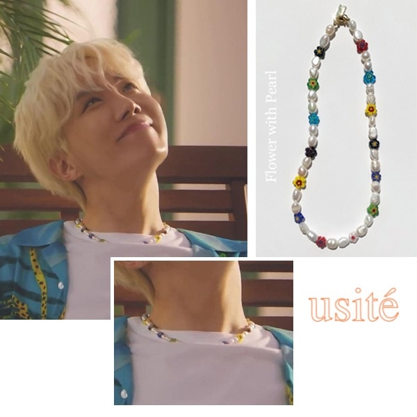 flower with pearl necklace / bts j-hope着用
