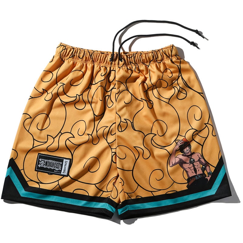 ジュニア ジャージーショーツ ONE PIECE メラメラの実 バスケットボール プラクティスパンツＪ sjp25164p-7200